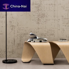 Contemporary bedside table DNAplywoodwoodleather