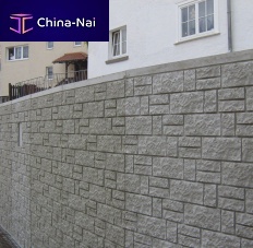 Enclosure wall form liner KUFSTEIN IIstone lookstamped concretefor concrete