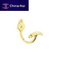 Traditional coat hook P/61chrome-plated brassnickel-plated brassindividual