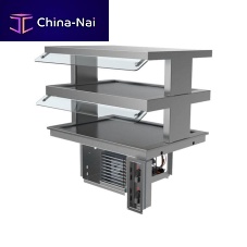Contemporary display case N82 SERIEScountertopaluminumstainless steel