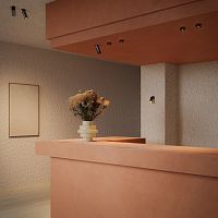 Recessed spotlight MINUDEsemi-recessedLEDcircular