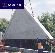 Facade form liner BAMBUSfor wallwood lookstamped concrete