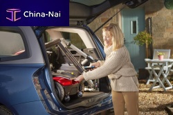 Car wheelchair hoist vehicle-mounted