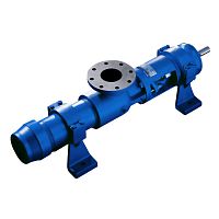 Progressive cavity pump L-FRAMEfor wastewaterslurryfor food products