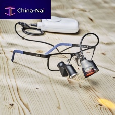 Dental head-light DeLightfor binocular loupes