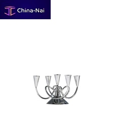 Nickel-plated brass candelabra MATTHEW BOULTON