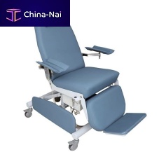 Electric chemotherapy chair 8153-sectionon castersadjustable backrest