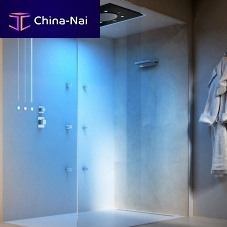 Steam shower sensorywaterfallglass