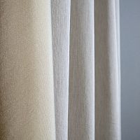 Curtain fabric TIVOLI UNITO plaincottonsilk