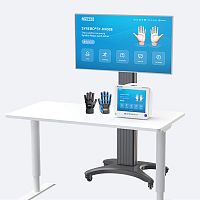 Hand mobility rehabilitation system SY-HR08E roboticwith serious gameswith interactive workout