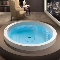 Round bathtub DREAM 160by Marc Sadlerhydromassageacrylic