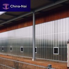 Polycarbonate facade system TRILIGHTacoustic