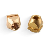 Nut polishing brass