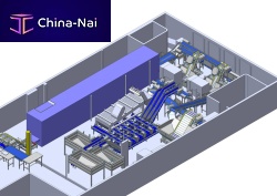 Shrimp processing line