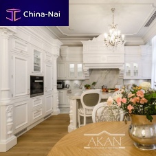 Classic kitchen ROYALsolid woodislandhandmade