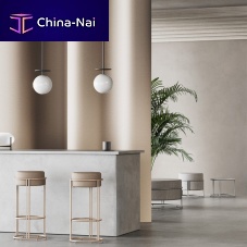 Contemporary stool UPwoodenfoamsteel