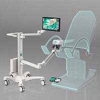 Video colposcope WILD Colpo 2Dexamination chair-mounted