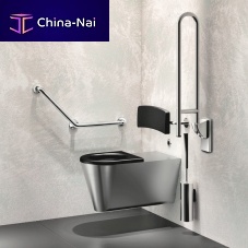 Stainless steel grab bar 508 seriesangledwall-mountedcommercial