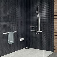Aluminum grab bar Be-Line® straightwall-mountedcommercial