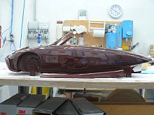 Aluminum powder coating individualfor the automotive industry