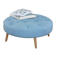 Chesterfield footrest BUTTONfabric