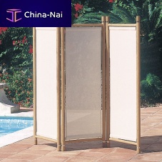 Contemporary screen CLIFFteakBatyline®stainless steel