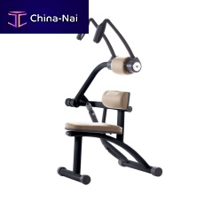 Abdominal crunch gym station rehabilitation