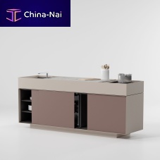Teak kitchen island Objectsaluminummedium-sizefor restaurant