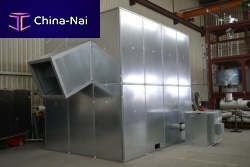 Sound-proof cabin grinding