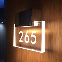 Original design wall light DOVE : 1M0148Coutdoorcast aluminummethacrylate