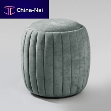 Contemporary stool Contourfabricfabric basecentral base