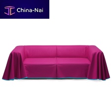 Contemporary sofa CAPEfabricorangepink