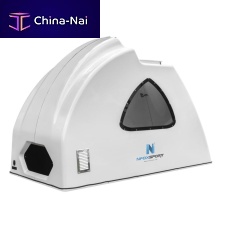 Treadmill with weight support air chamber vacuCABIN