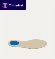 Orthopedic insole with heel pad adult