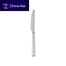 Table knife with metal handle HUNE with stainless steel bladewith forged steel blade