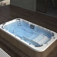 Above-ground hot tub PALLADIUM: WSP-SLV-SPA8S3520VXrectangular10-personoutdoor