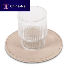 Synthetic leather coaster UTILA