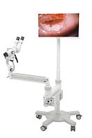 Binocular colposcope OP-C2videotrolley-mounted
