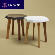 Contemporary stool PLAST 74,9plasticmade from recycled materialsbeech base