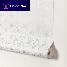 Contemporary wallpaper ENCADENADOSgeometric patterngold-coloredsilver-colored
