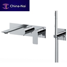 Bathtub mixer tap AMBITION AI710D2wall-mountedbuilt-inbrass