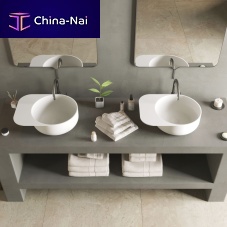Countertop washbasin 290227 SOLIDCAP 6.0Solid Surfacewithout holewithout overflow