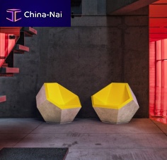 Contemporary garden chair FUKSAS COLLECTIONoutdoorcomposite materialhome