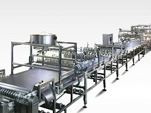 Fully-automatic cake production line